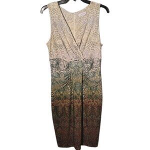 Calvin Klein Sleeveless Midi Dress Size 8
